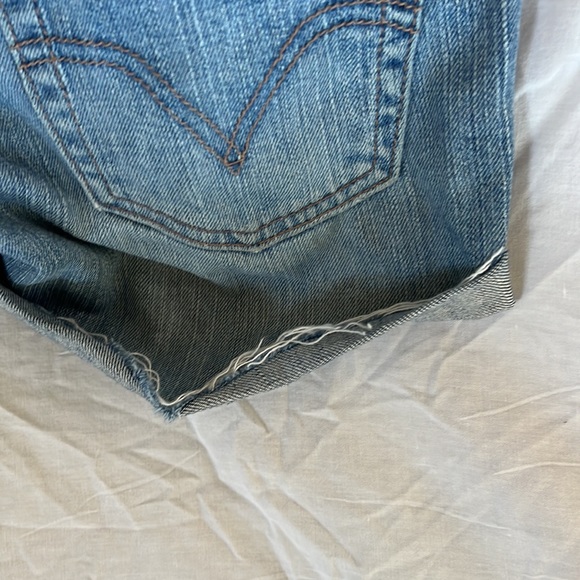Ladies Shorts size 9/19 blue denim cutoffs. - Picture 5 of 8